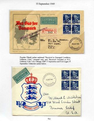 DÁNSKO - VYDÁNÍ FREDERIK IX 1948-1960 NA OBÁLKÁCH PRVNÍHO DNE – list 62