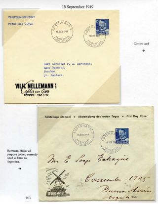 DÁNSKO - VYDÁNÍ FREDERIK IX 1948-1960 NA OBÁLKÁCH PRVNÍHO DNE – list 63