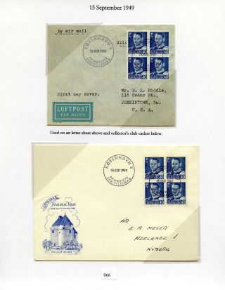 DÁNSKO - VYDÁNÍ FREDERIK IX 1948-1960 NA OBÁLKÁCH PRVNÍHO DNE – list 66