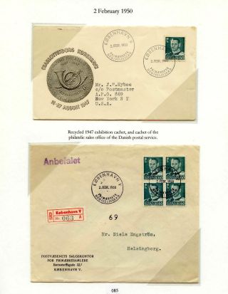 DÁNSKO - VYDÁNÍ FREDERIK IX 1948-1960 NA OBÁLKÁCH PRVNÍHO DNE – list 85