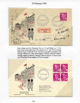 DÁNSKO - VYDÁNÍ FREDERIK IX 1948-1960 NA OBÁLKÁCH PRVNÍHO DNE – list 90