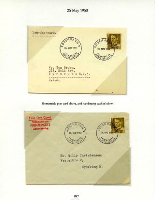 DÁNSKO - VYDÁNÍ FREDERIK IX 1948-1960 NA OBÁLKÁCH PRVNÍHO DNE – list 97