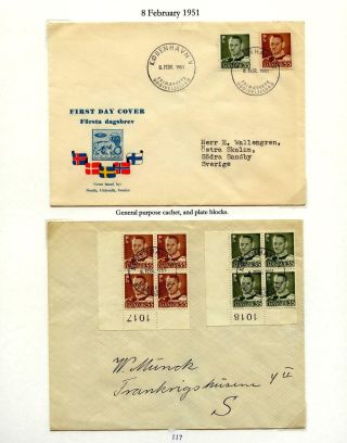 DÁNSKO - VYDÁNÍ FREDERIK IX 1948-1960 NA OBÁLKÁCH PRVNÍHO DNE – list 117