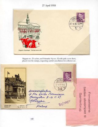 DÁNSKO - VYDÁNÍ FREDERIK IX 1948-1960 NA OBÁLKÁCH PRVNÍHO DNE – list 142