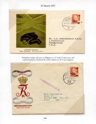 DÁNSKO - VYDÁNÍ FREDERIK IX 1948-1960 NA OBÁLKÁCH PRVNÍHO DNE – list 146