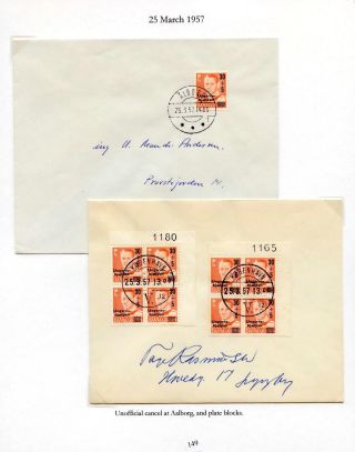DÁNSKO - VYDÁNÍ FREDERIK IX 1948-1960 NA OBÁLKÁCH PRVNÍHO DNE – list 149