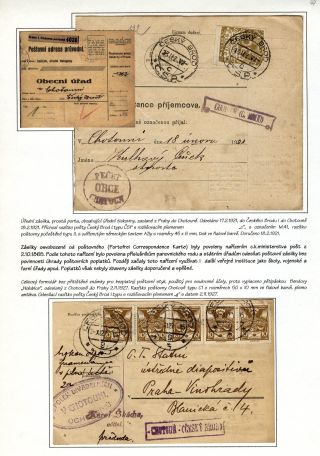 POŠTOVNY OKRESU ČESKÝ BROD – list 3