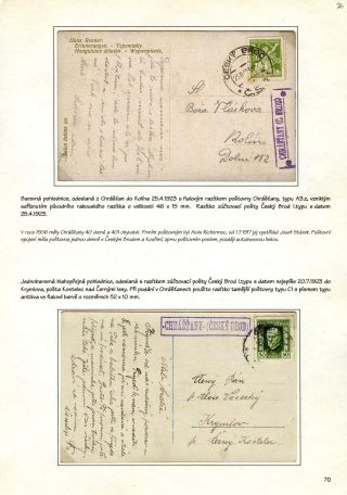 POŠTOVNY OKRESU ČESKÝ BROD – list 7