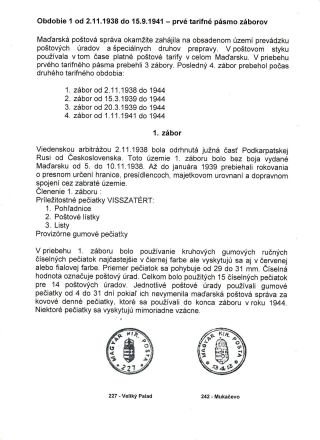 HUNGARISCHE BESATZUNG VON KARPATENUKRAINE 1938-1944 – Blatt 2