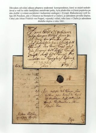 AUSGEWÄHLTEN KAPITELN AUS POSTGESCHICHTE VON PRAG (1526-1918) – Blatt 5