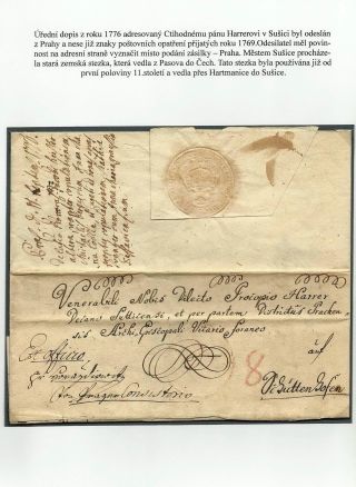 AUSGEWÄHLTEN KAPITELN AUS POSTGESCHICHTE VON PRAG (1526-1918) – Blatt 7