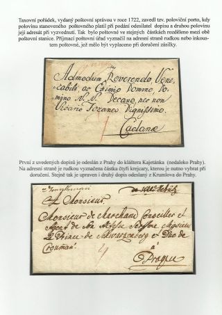 AUSGEWÄHLTEN KAPITELN AUS POSTGESCHICHTE VON PRAG (1526-1918) – Blatt 9
