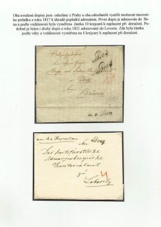 AUSGEWÄHLTEN KAPITELN AUS POSTGESCHICHTE VON PRAG (1526-1918) – Blatt 11