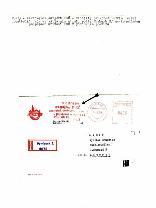 PSČ & VÝPLATNÍ OTISKY ČSSR – list 5