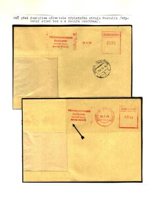 PSČ & VÝPLATNÍ OTISKY ČSSR – list 11
