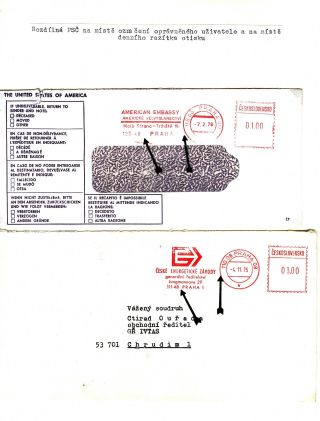 PSČ & VÝPLATNÍ OTISKY ČSSR – list 15