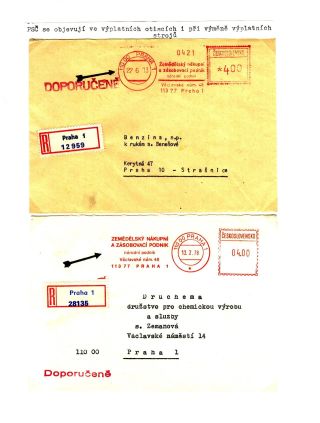 PSČ & VÝPLATNÍ OTISKY ČSSR – list 18