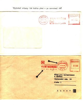 PSČ & VÝPLATNÍ OTISKY ČSSR – list 21