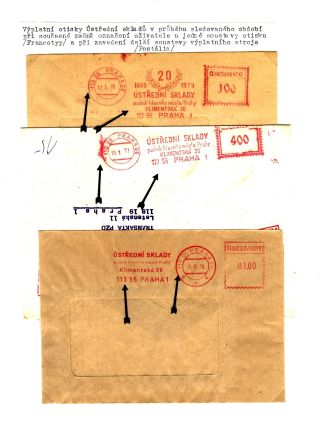 PSČ & VÝPLATNÍ OTISKY ČSSR – list 28