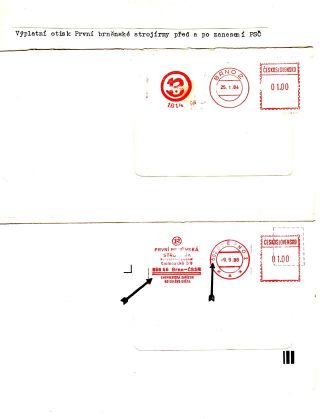 PSČ & VÝPLATNÍ OTISKY ČSSR – list 32