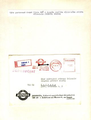 PSČ & VÝPLATNÍ OTISKY ČSSR – list 47