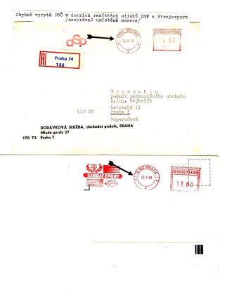 PSČ & VÝPLATNÍ OTISKY ČSSR – list 48
