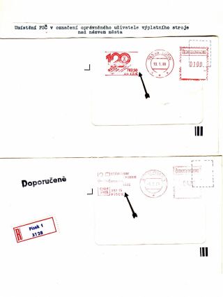 PSČ & VÝPLATNÍ OTISKY ČSSR – list 64