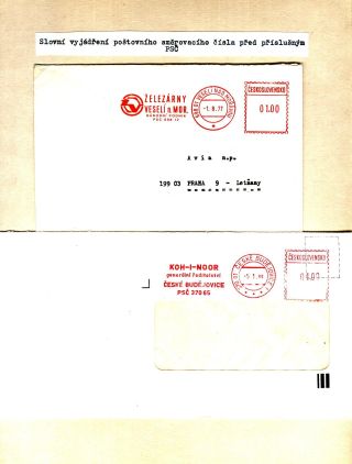 PSČ & VÝPLATNÍ OTISKY ČSSR – list 68
