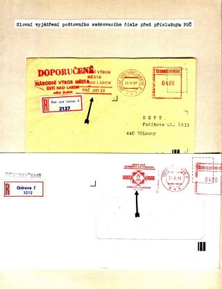 PSČ & VÝPLATNÍ OTISKY ČSSR – list 69