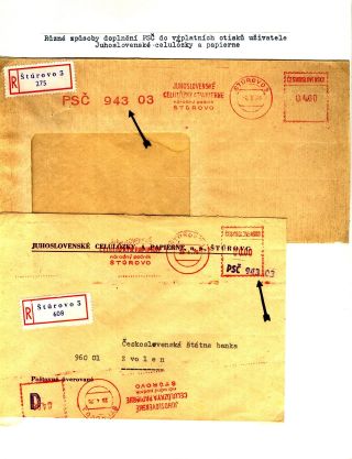 PSČ & VÝPLATNÍ OTISKY ČSSR – list 75