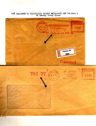 PSČ & VÝPLATNÍ OTISKY ČSSR – list 79