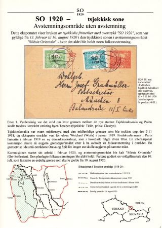SO 1920 - CZECHOSLOVAK ZONE – sheet 1
