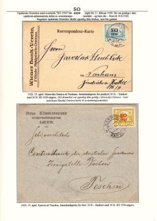 SO 1920 - CZECHOSLOVAK ZONE – sheet 2