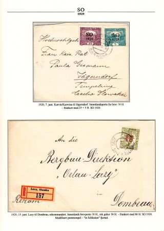 SO 1920 - CZECHOSLOVAK ZONE – sheet 4