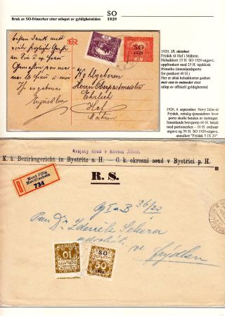 SO 1920 - CZECHOSLOVAK ZONE – sheet 16