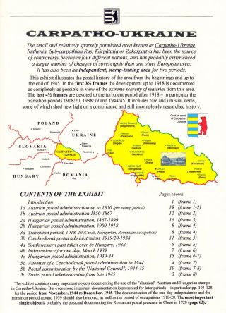 CARPATHO-UKRAINE – sheet 1