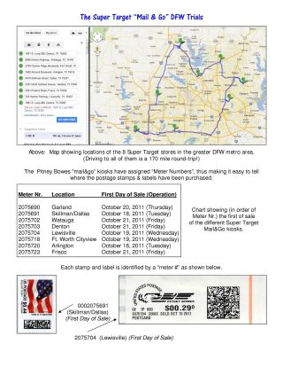 THE SUPER TARGET "MAIL & GO" DFW TRIALS – sheet 2