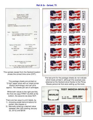 THE SUPER TARGET "MAIL & GO" DFW TRIALS – sheet 9