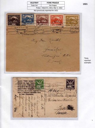 CZECHOSLOVAKIA MACHINE ADVERTISING CANCELS: THE FIRST REPUBLIC PERIOD – sheet 4