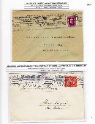 CZECHOSLOVAKIA MACHINE ADVERTISING CANCELS: THE FIRST REPUBLIC PERIOD – sheet 14