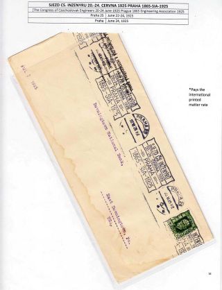 CZECHOSLOVAKIA MACHINE ADVERTISING CANCELS: THE FIRST REPUBLIC PERIOD – sheet 15