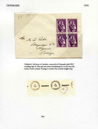 CENZUROVANÉ FDC SEVERSKÝCH ZEMÍ – list 5