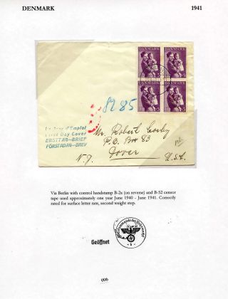 CENZUROVANÉ FDC SEVERSKÝCH ZEMÍ – list 6