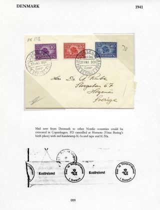 CENZUROVANÉ FDC SEVERSKÝCH ZEMÍ – list 9