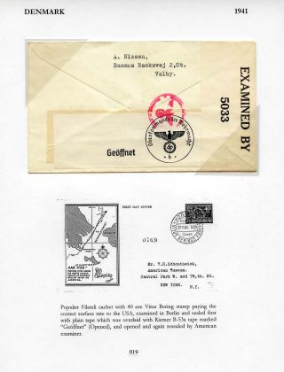 CENZUROVANÉ FDC SEVERSKÝCH ZEMÍ – list 19