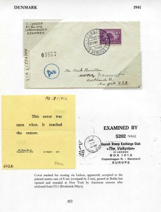 CENZUROVANÉ FDC SEVERSKÝCH ZEMÍ – list 22