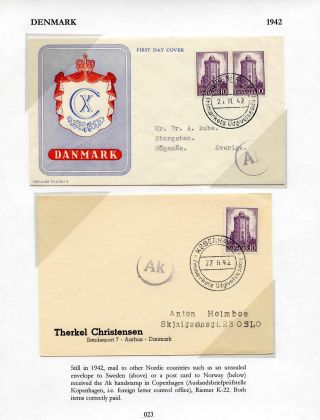 CENZUROVANÉ FDC SEVERSKÝCH ZEMÍ – list 23