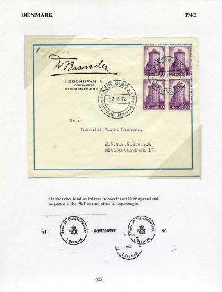 CENZUROVANÉ FDC SEVERSKÝCH ZEMÍ – list 25