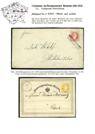 BAHNPOSTEN IN BÖHMEN 1851-1950 UND IHRE STEMPEL – Blatt 4