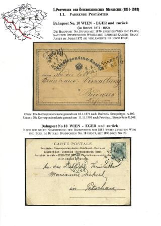 BAHNPOSTEN IN BÖHMEN 1851-1950 UND IHRE STEMPEL – Blatt 5